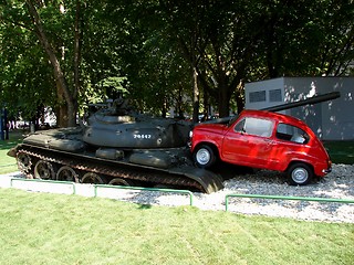 Image showing Tank vs Zastava 750