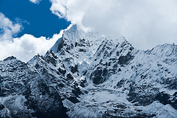Image showing Thamserku peak in Himalayas, Nepal
