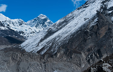 Image showing Everest or Chomolungma: highest peak in the world 