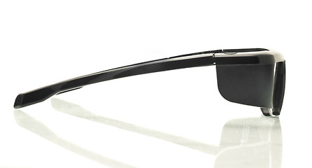 Image showing Stereo 3D TV: side view active shutter glasses