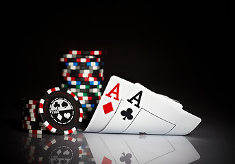 Image showing gambling chips