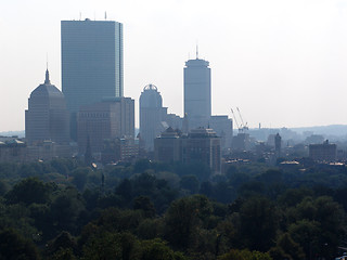 Image showing Hazy Afternoon in Boston