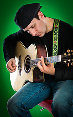 Image showing man with a guitar