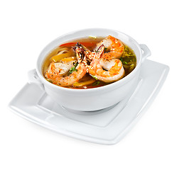 Image showing Soup from seafood