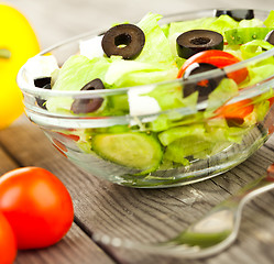 Image showing Fresh salad