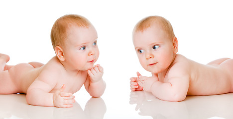 Image showing two baby