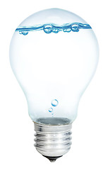 Image showing light bulb on a white background