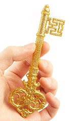 Image showing Gold key