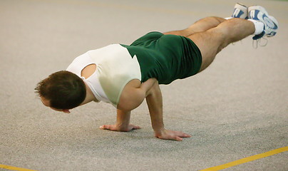 Image showing gymnast