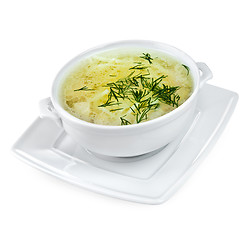 Image showing Chicken Noodle Soup isolated