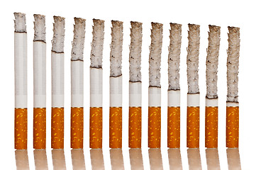 Image showing lighted cigarettes