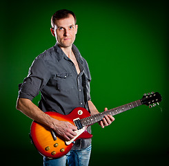 Image showing man with a guitar