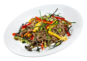 Image showing Soba with Vegetables