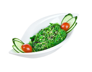 Image showing Salad from sea seaweed (chucky)