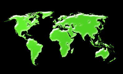 Image showing World map 