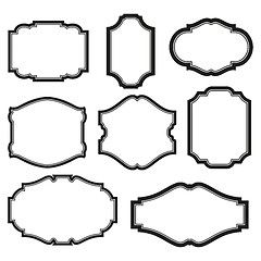 Image showing Set of frames