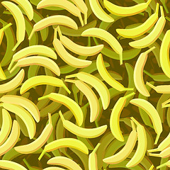 Image showing Seamless banana background