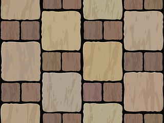 Image showing stone tile seamless background