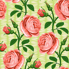 Image showing seamless rose pink background