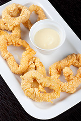 Image showing Deep-fried squid