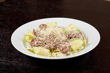 Image showing Salad with beef