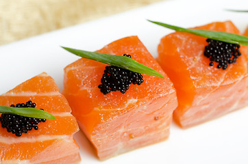 Image showing Salmon Slices