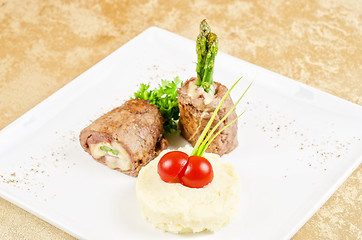 Image showing Grilled meat rolls