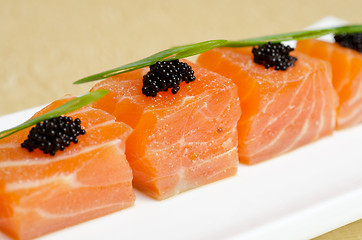 Image showing Salmon Slices