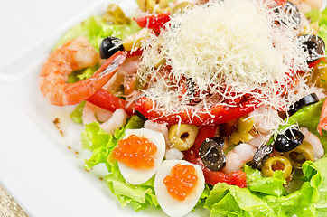 Image showing tasty seafood salad