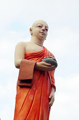 Image showing Historic buddha statue
