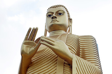 Image showing Historic giant buddha statue