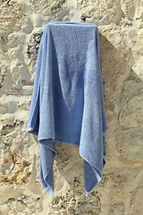 Image showing rock wall towel