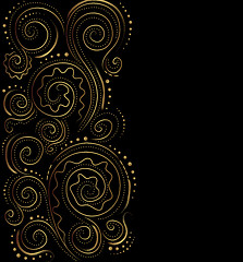 Image showing Design ornate background