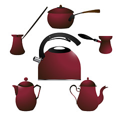 Image showing Coffee pots