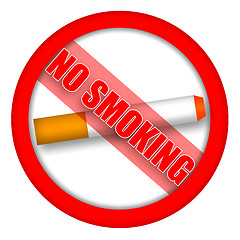 Image showing  No Smoking