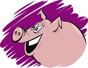 Image showing funny pig