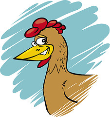 Image showing funny hen