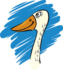 Image showing funny goose