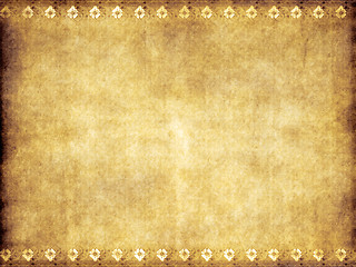 Image showing old yellow brown vintage parchment paper texture