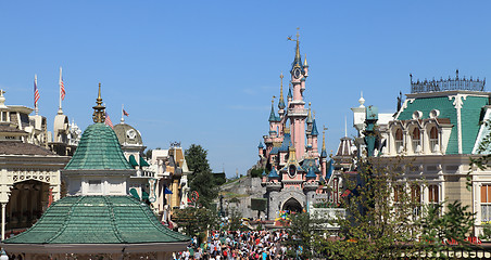 Image showing Disneyland skylines