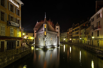 Image showing Annecy by night