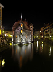 Image showing Annecy by night