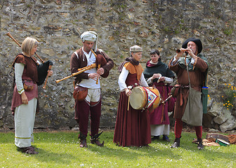 Image showing Medieval band