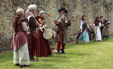 Image showing Medieval band