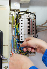 Image showing electrician