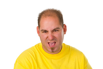 Image showing Angry young man 