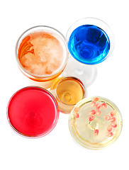 Image showing Drinks from above