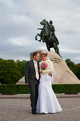 Image showing young wedding couple