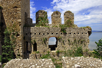 Image showing Details of Golubac fortress in Serbia