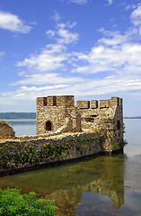 Image showing Tower of Golubac fortress in Serbia